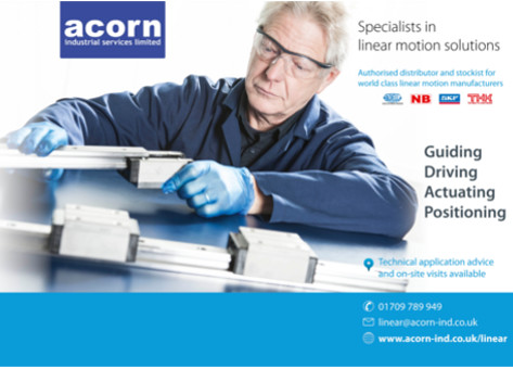 Acorn exhibits Nadella’s new C-Line Linear system at Southern Manufacturing – February 12th and 13th, FIVE, Farnborough Hall: 2 – Stand: S46