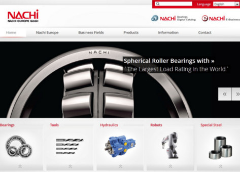 Nachi Europe launches New Website Nachiwebsite_wbsl