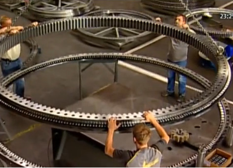 Production of Slew bearings in Germany and Italy SlewRIngProduction