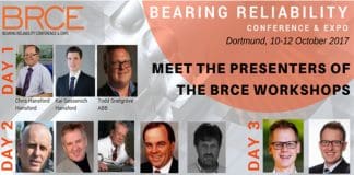 The Agenda for The Bearing Realibility Conference & Expo 2017