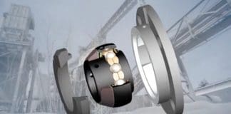 Sealmaster bearings and browning shaft mount reducers for aggregate