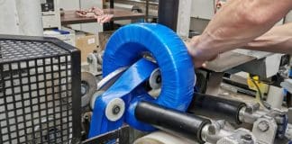 Embossed VCI Tape Grips Around Bearings To Prevent Metal Corrosion, Damage