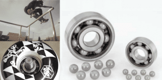 Hybrid ceramic bearings help skateboarder to make more spectacular acrobatic acts