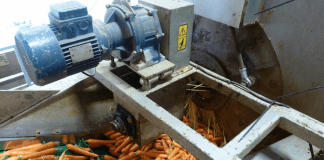 NSK Life-Lube® bearings improve the reliability of vegetable washing operations