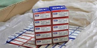 Counterfeit spare parts and bearings detained in Russia and China