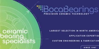 The Ceramic Bearing Specialists that have been in business for 35 years