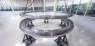 Liebherr slewing bearings ensure self-alignment of floating wind turbines