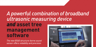 A powerful combination of broadband ultrasonic measuring device and asset tree management software